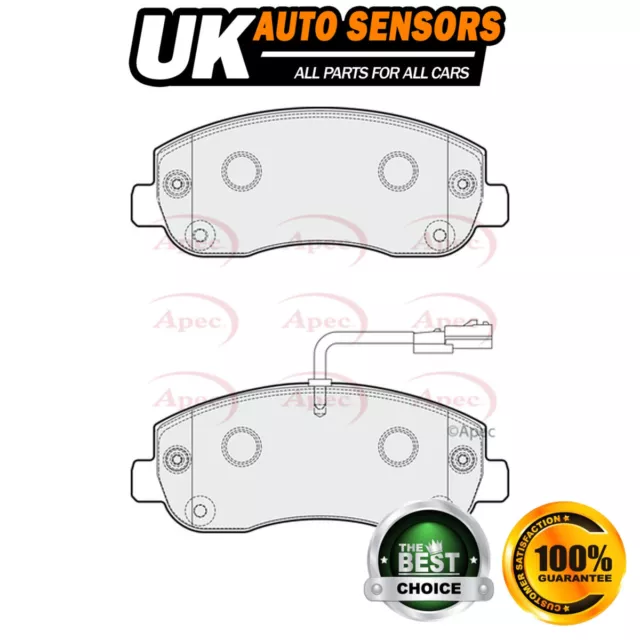 Fits Renault Master 2010- Vauxhall Movano 2010- Brake Pads Set Front AST
