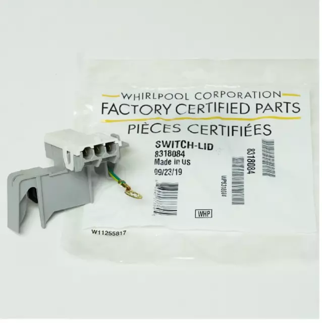 Wp8318084 Washer Door Lid Switch. Original Whirlpool Washer Door Switch, Oem.