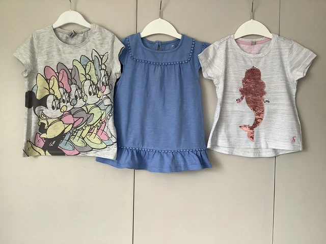 Pacchetto di top Minnie NEXT bambina età 4-5 anni, paillettes Joules, +1