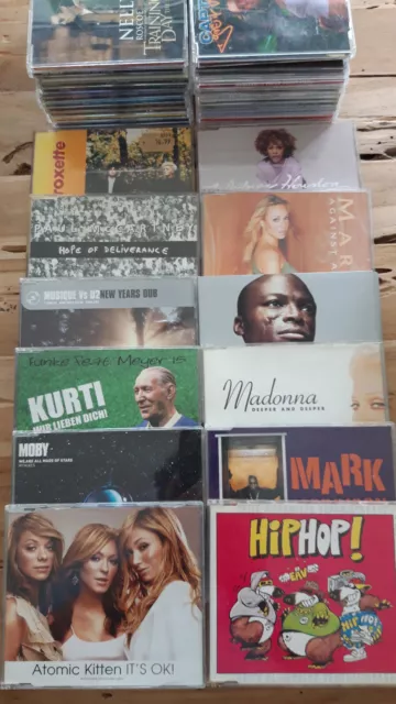 CD Sammlung - über 100 Maxi-CD`s - Sammelsurium - Rock - Pop Disco - Soul