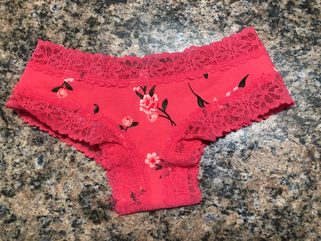 Culotte/tanga Dentelle Victoria's Secret - Taille XS Orange Floral - Neuve Avec étiquettes