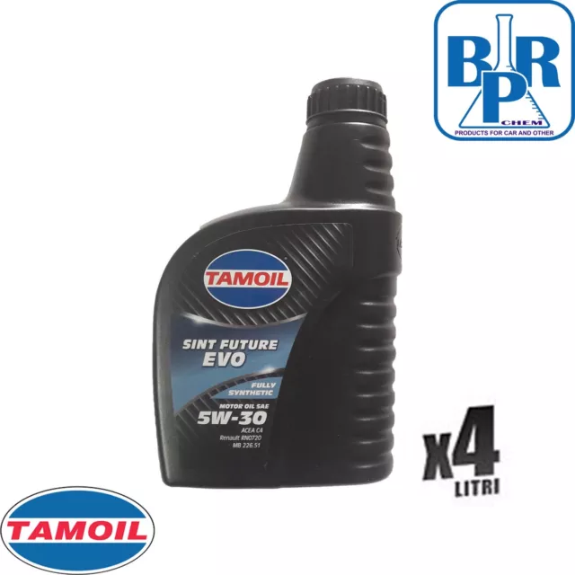 4 Litri Olio Motore Auto Tamoil Sint Future Evo 5W30 Sintetico (Lt.4)