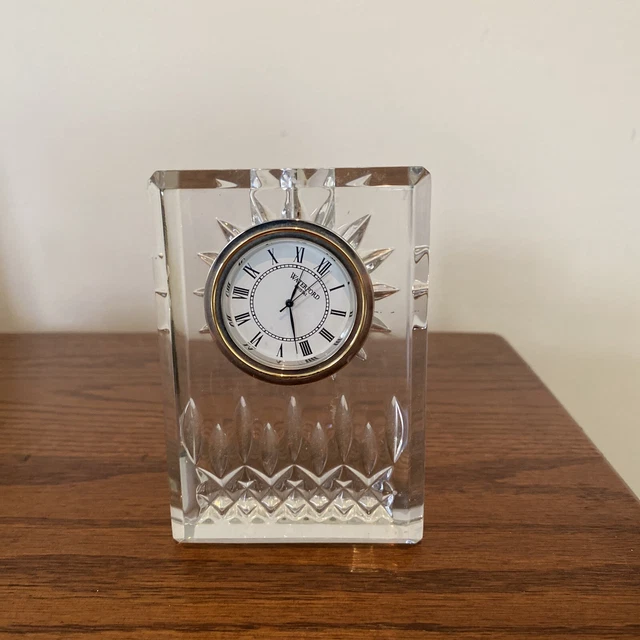WATERFORD CRYSTAL SMALL Lismore Clock 45.00 PicClick
