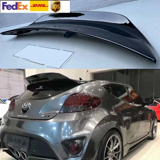 REAR ROOF TRUNK Wing Spoiler Real Carbon Fiber for 2011 2017 Hyundai