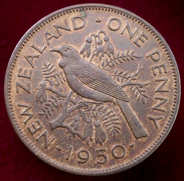 New Zealand Penny 1950 (K2405) - CA