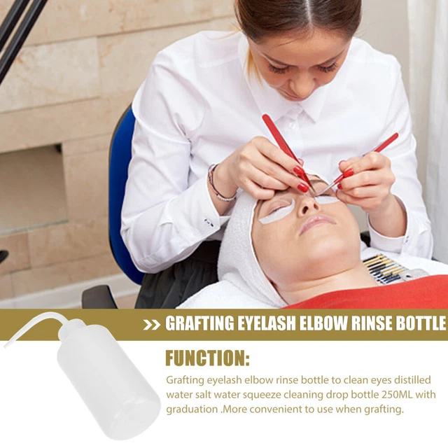 4 PCS DISTILLED Water Bottle Wash Bottles Squeeze Laboratory Eye Rinse