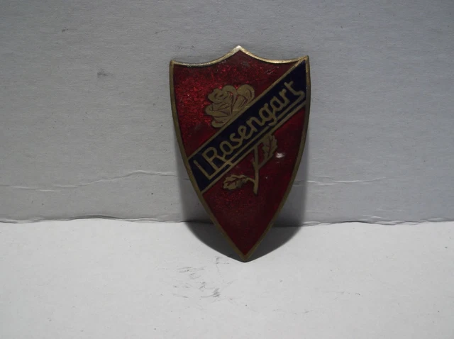 Badge Radiateur Automobile Vintage émaillé TOMASO - Italie - Occasion - Pièce Collection