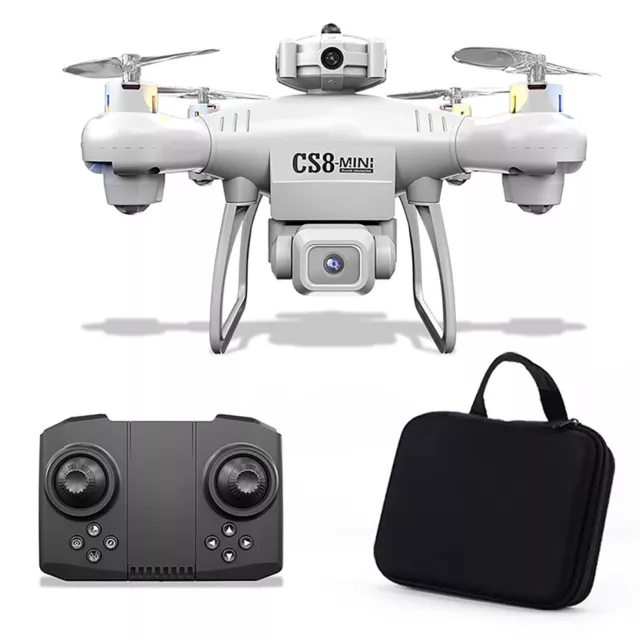 2022 Mini RC Drone FPV Wide-angle 4K Dual Camera 360° Visual Obstacle Quadcopter