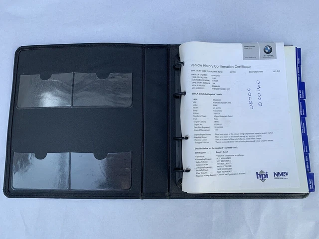 BMW Z3 Approved Used Owners Manual
