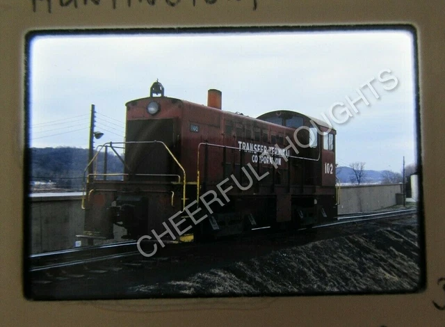 Original '71 Kodachrome Slide LSTT Transfer Terminal 102 NW2 Huntington    31C48