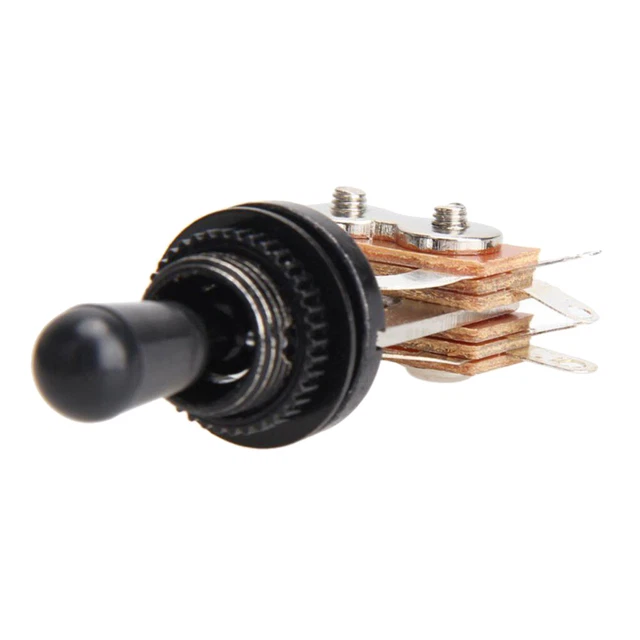 Sélecteur de micro à bascule à 3 voies noir adapté aux accessoires de