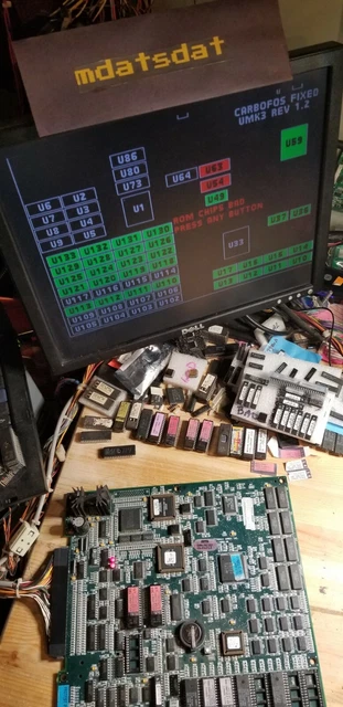 Ultimate Mortal Kombat 3 Pcb Jamma Arcade Security Bypass Rom Set 1.2!!! Midway