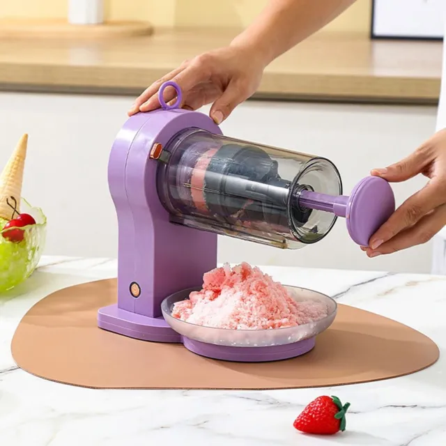 for Fast Coarse USB Charging Shaved Ice Machine Small Ice Crusher  Household