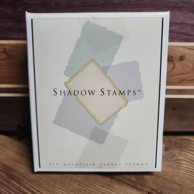 Hero Arts Shadow Stamps Set Wood Mounted Rubber Stamps Special Edition 6 Pieces