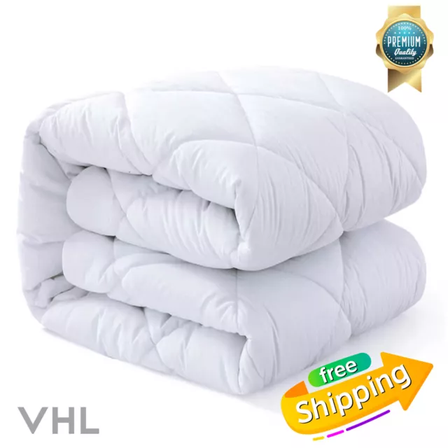Luxury Quilted Mattress Protector Fitted Bed Cover Anti Allergy Matress All Size