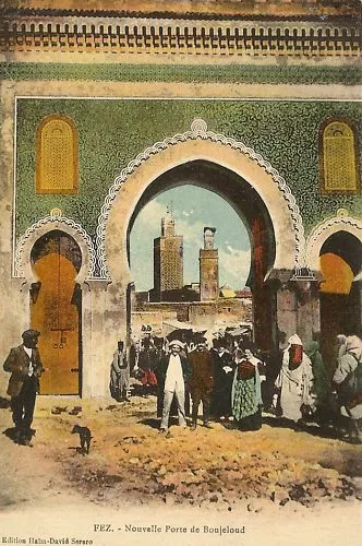 Cpa Maroc Fez Nouvelle Porte De Boujeloud
