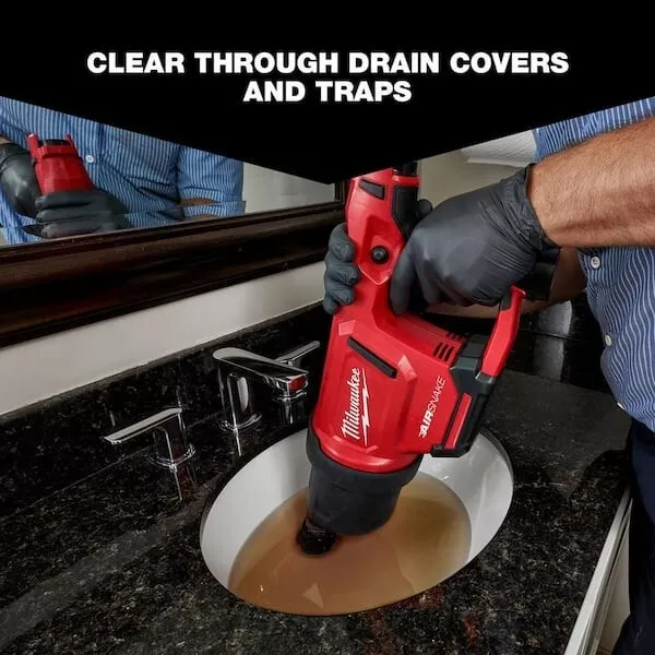 Milwaukee M12 Drain Cleaning Air Gun Kit (2572B-21)