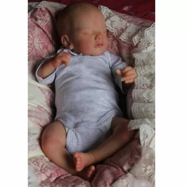 Bambola rinascimentale 19 pollici vera morbida dipinta in 3D carina bambina giocattoli regalo