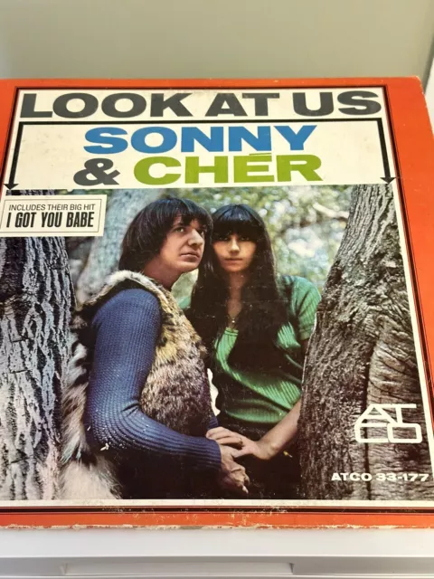 SONNY & CHER LOOK  AT  US Original LP 1965 ATCO 33-177.