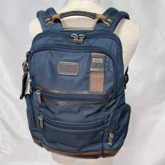 TUMI 222681NVY2 ALPHA BRAVO Knox Navy Backpack Daypack Good Condition!!