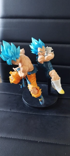 Figurines Dragon Ball Z Son Goku Et Vegeta, Statue Chibi PVC 8cm, Lot 2