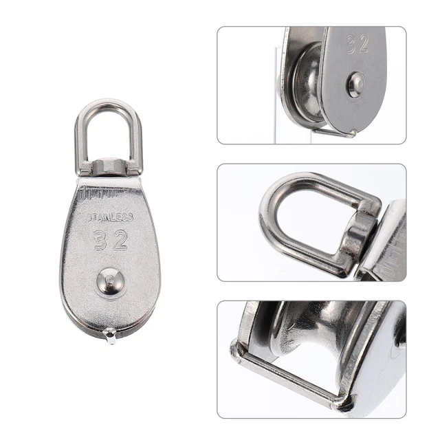 Puleggia Esercizio Antiruggine Acciaio Accessori Per Pulegge Fitness Silver