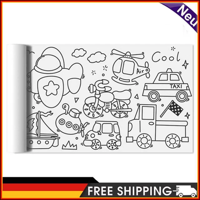DIY Color Filler Paper multiusos con lápiz para regalo infantil (transporte)