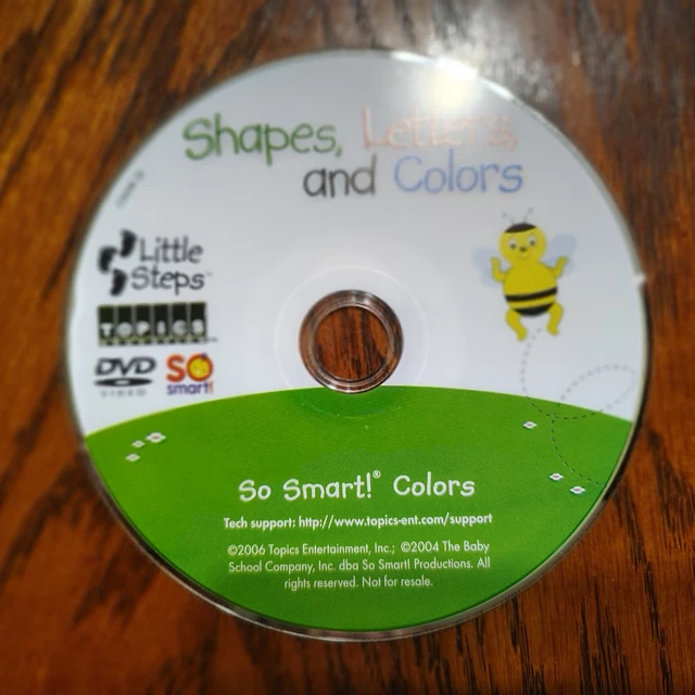 DISC ONLY* LITTLE Steps Shapes Letters & Colors Disc 3 (So