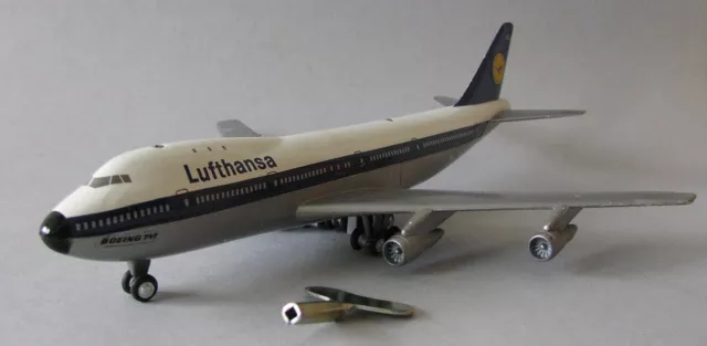 SCHUCO Flugzeug  Nr. 1025 "BOEING 747" Maßst. 1:240,  kompl.+funkt. + Schlüssel