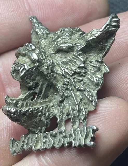 Badge Ancien Iron Maiden - WOLFSBANE - Métal 2