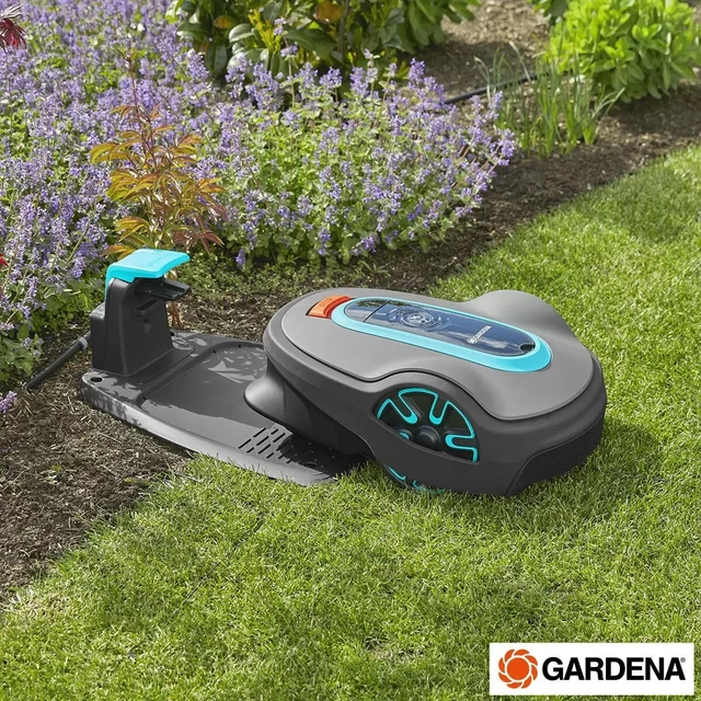 GARDENA SILENO LIFE Smart Robotic Lawn Mower + Charging Station (1