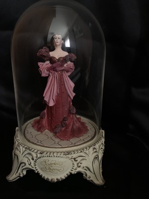 Franklin Mint Scarlett's Shame Gone With The Wind Collectables Glass Dome