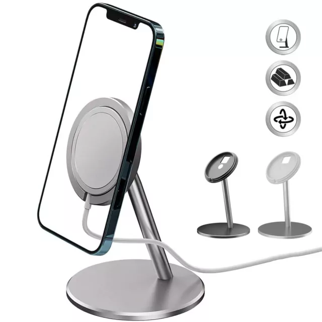 Home Adjustable Bracket Desktop Wireless Charger for MagSafe Phone Holder Stand