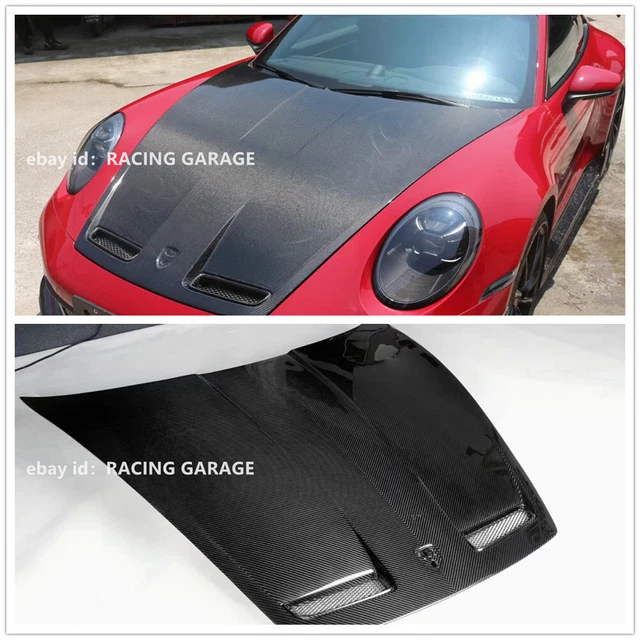 Fiberglass Unpainted Hood Cover For Porsche Carrera 911 992 2020+ Special Offer