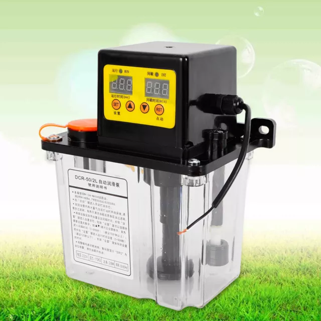 1.8L 110V Automatic Oiler Digital Auto Lubrication Pump NC Electronic Timer