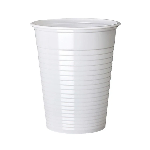 MyCafe Plastic Cups White 7oz Pack of 1000 DVPPWHCU01000V