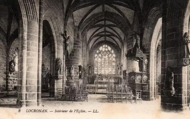 CPA 29 - LOCRONAN (Finistère) - 8. Intérieur de l'Eglise