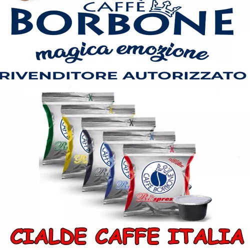 150 Capsule Caffè Borbone Nespresso Blu Rosse Nere Oro