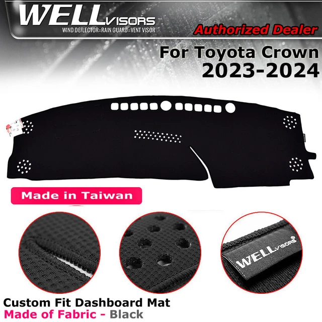 Armaturenbrett Matte Abdeckung Schwarz Für Toyota 2023-2024 Krone WellVisors
