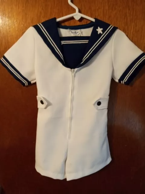 Vintage Good Lad Nautical/ Sailor Outfit Sz 4 T. EUC. Navy & white. Great Shape!