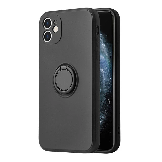 Coque de protection - E.F.CONNECTION - Pour Xiaomi Redmi Note 11/11S - Rigide - Antichoc - Support anneau rotatif - Téléphonie