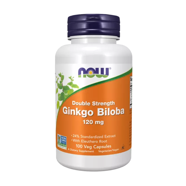 NOW Foods - Ginkgo Biloba 120 mg (100 Kapseln)