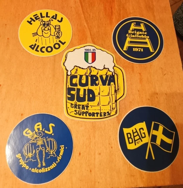 5 ADESIVI ULTRAS Curva Sud Verona Sticker autocollant Brigate Bgb