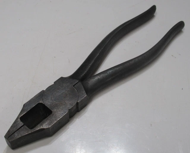 Vintage Kraeuter K Diamond 8" Linesman Pliers Newark New Jersey USA 1830-8