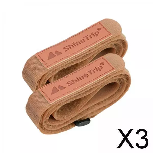 3X 2x Luggage Strap Suitcase Accessories for Travel Hiking Tent Awning Storage