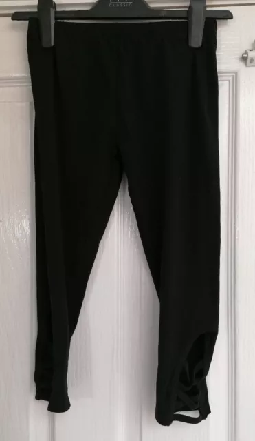 Girls Cropped Leggings Age 10 To 11 Years