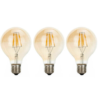 3 x 4W E27 G80 Ampoule LED Edison Lampe Vintage Filament Ampoule Lumiere