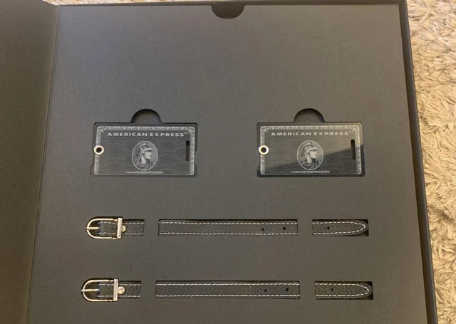 AMEX Centurion Nameplate American Express Black Card Member Exclusive...