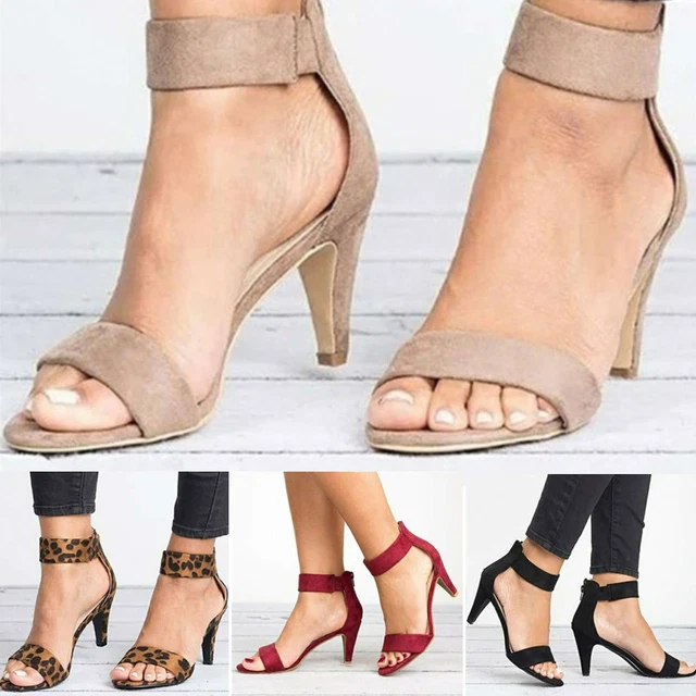 Zapato de tacon corrido online para mujer