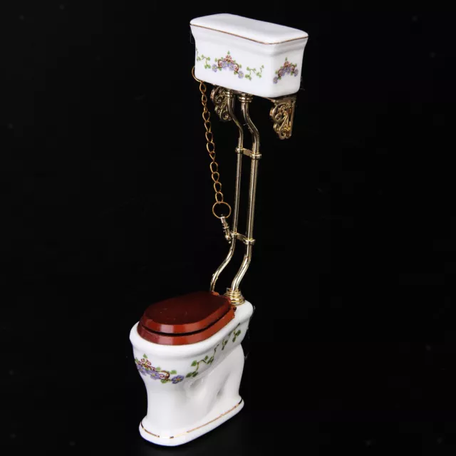 1:12 Dolls House Miniature Bathroom    Toilet